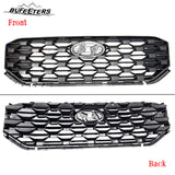 BUFEETERS   Front Bumper Grille Assembly Fit For 2021 2022 Hyundai Santa Fe,Factory Style,Black