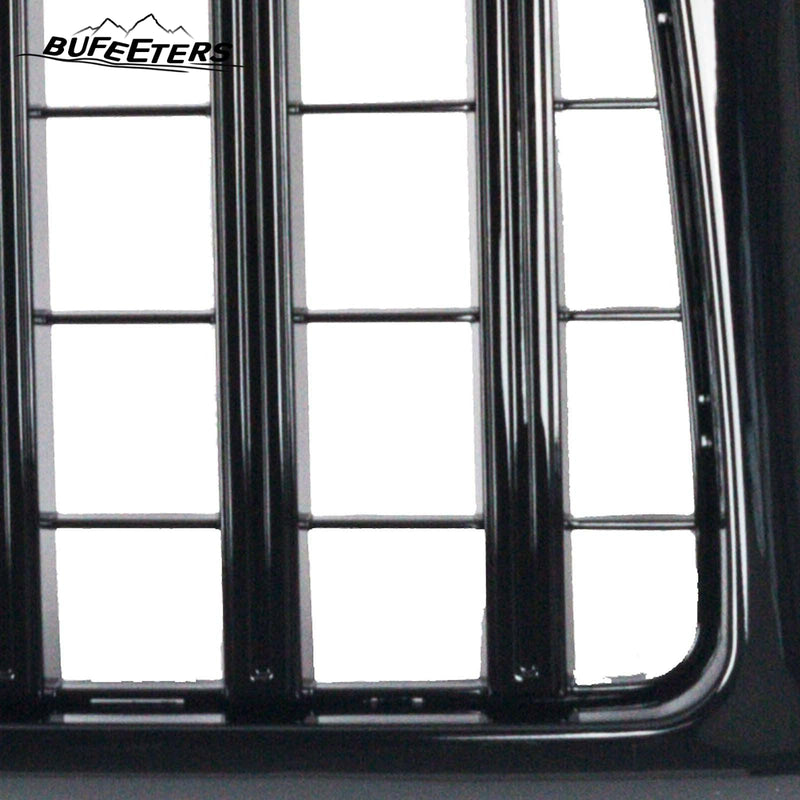 BUFEETERS  Front Bumper Upper Grille W/Camera Hole Fit For 1990-2018 Mercedes Benz W463 G-CLASS,GT/Panamericana Style.All Black