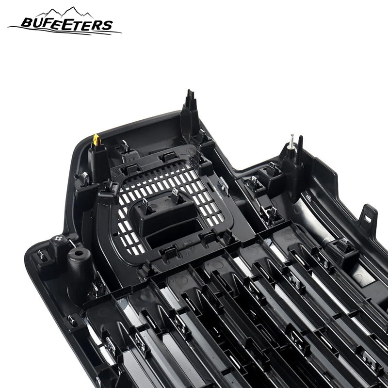 BUFEETERS Front Bumper Upper Grille Fit For 2020 2021 2022 F-250 F-350 F-450 F-550 Super Duty,Limited Style,Chrome&Black