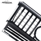 BUFEETERS  Front Bumper Upper Grille W/Camera Hole Fit For 1990-2018 Mercedes Benz W463 G-CLASS,GT/Panamericana Style.All Black