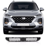 BUFEETERS   Front Bumper Lower Grille Fit For 2019 2020 Hyundai Santa Fe,Black