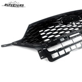 BUFEETERS Front Bumper Upper Grille Grill Fit For Ford Explorer ST 2020 2021 2022,Honeycomb/ST Style,Gloss Black