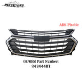BUFEETERS Front Bumper Upper Grille Fit For 2018 2019 2020 2021 Chevy Chevrolet Traverse,Mesh Style,Chrome&Black