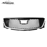 BUFEETERS  5Pcs Complete Front Bumper Grille Kit With Fog Lamp Cover Fit For 2020 2021 2022 2023 2024 Cadillac CT4,Factory Style,Chrome&Black