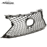 BUFEETERS  Front Bumper Grille Assembly Fit For 2015 2016 2017 Lexus NX200t,OE Style,Painted Silver Shell and Insert