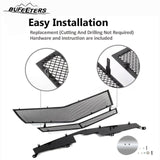 BUFEETERS  Front Bumper Stainless Steel Mesh Grille Fit For 2008 2009 2010 2011 2012 2013 Cadillac CTS/2011 2012 2013 CTS Coupe,Mesh Style,Black