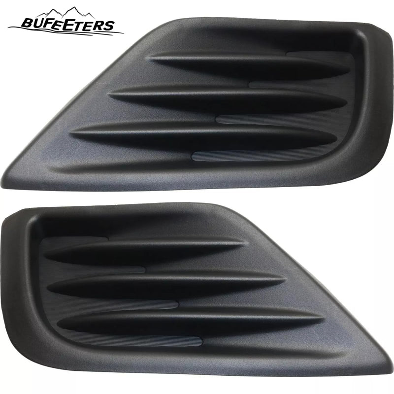 BUFEETERS 3PCS Front Bumper Lower Grille&Fog light Cover Fit For 2016 2017 2018 Nissan Altima Sedan,Mesh Style,Black