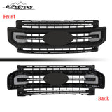 BUFEETERS Front Bumper Upper Grille Fit For 2020 2021 2022 F-250 F-350 Super Duty,Platinum Style,Matte Black