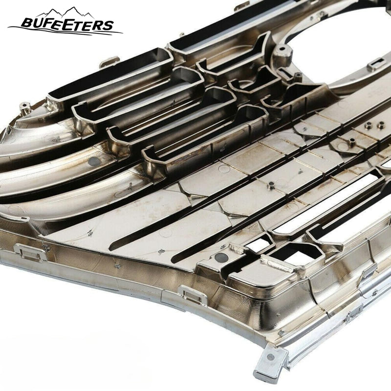 BUFEETERS    Front Bumper Upper Grille Fit For 2018 2019 Hyundai Sonata,Factory Style,Chrome&Black