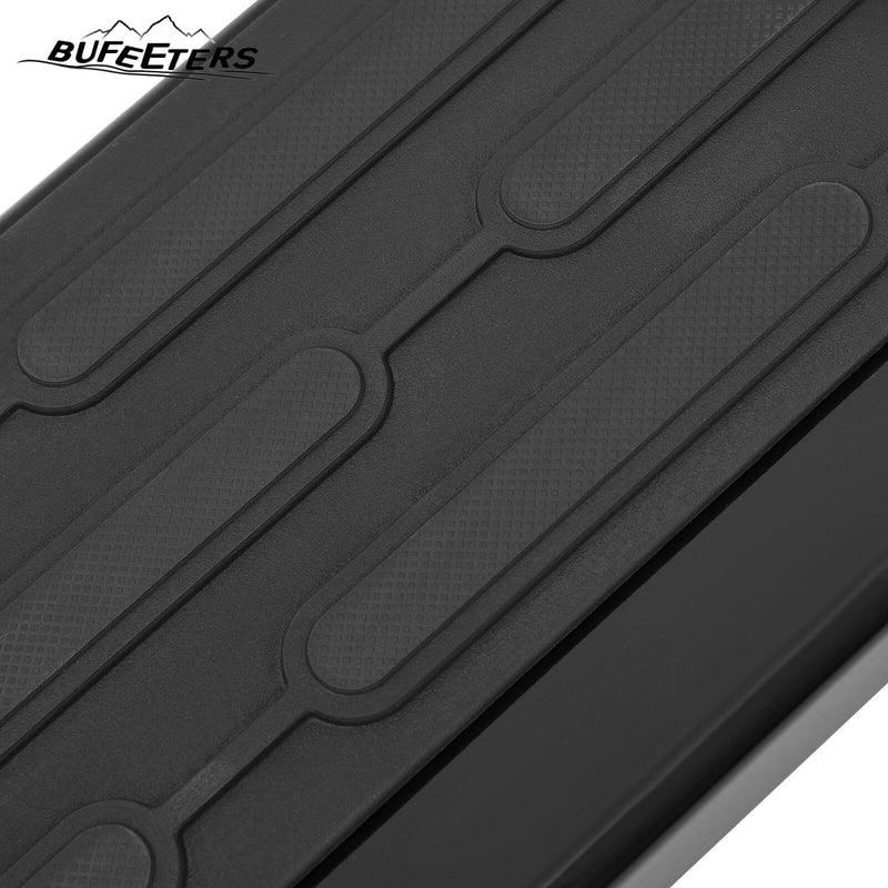BUFEETERS Side Step Running Board Nerf Bar Fit For 2021 2022 2023 Ford Bronco 4-Door,Black