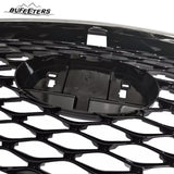 BUFEETERS   Front Bumper Upper Grille Fit For 2018 2019 2020 2021 2022 2023 INFINITI Q50 W/Sensor Holes,Mesh Style,Chrome&Black