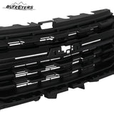 BUFEETERS Front Bumper Upper Grille  Grill W/ Gloss Black Trim Fit For 2021 2022 Chevrolet Colorado