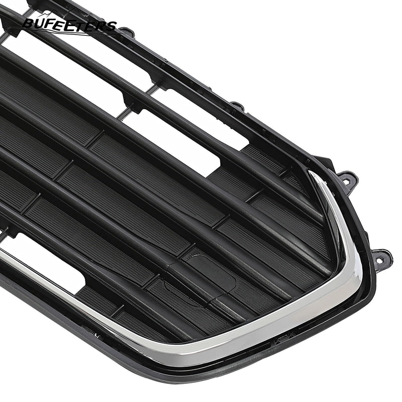 BUFEETERS Front Bumper Lower Grille Fit For 2017 2018 2019 2020 2021 2022 Chevrolet Trax,Chrome＆Black