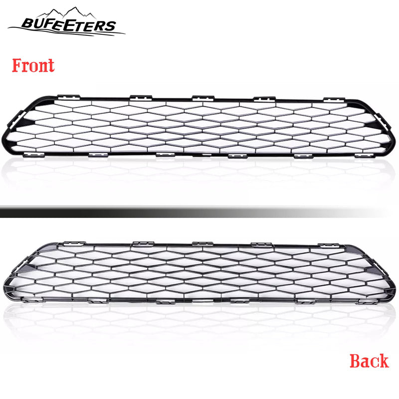 BUFEETERS Front Bumper Lower Grille Fit For 2014 2015 2016 Nissan Rogue,Honeycomb Style,Black