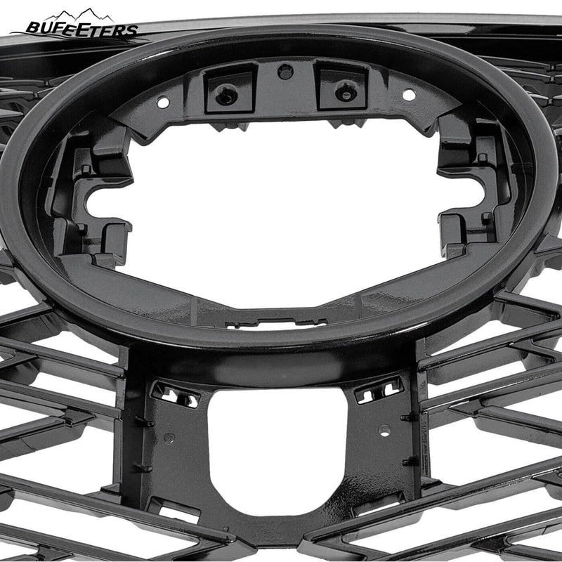 BUFEETERS  Front Bumper Grille Assembly Fit For 2018 2019 Lexus NX300 F Sport,Honeycomb Style,Painted Dark Gray Shell and Insert