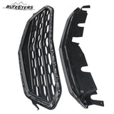 BUFEETERS Front Bumper Upper & Lower Grille Set Fit For 2016 2017 Chevrolet Equinox,Chrome&Black