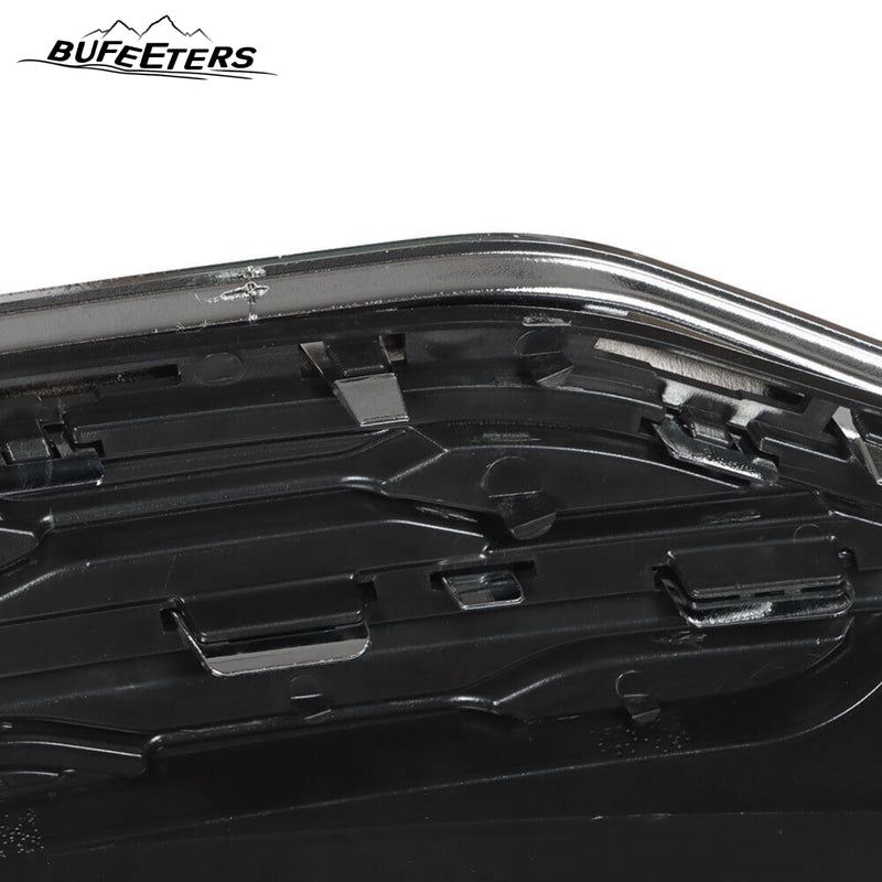 BUFEETERS Front Bumper Upper & Lower Grille Set Fit For 2016 2017 Chevrolet Equinox,Chrome&Black