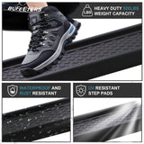 BUFEETERS Side Step Running Board Nerf Bar Fit For 2020 2021 2022 2023 Jeep Gladiator 4 Door,Black