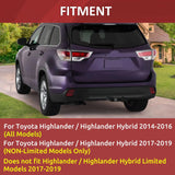 BUFEETERS Class 3 Tow Hitch 2" Receiver Fit For Toyota Highlander (Non-Limited) 2014-2019