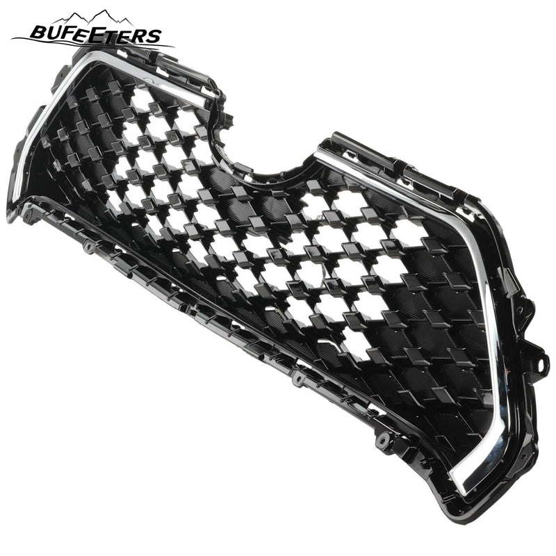BUFEETERS  Front Bumper Upper Grille Fit For Toyota RAV4 Prime 2021 2022 2023 2024,OE Style,Black