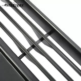 BUFEETERS Front Bumper Face Bar Upper Grille Fit For 2014 2015 2016 2017 2018 Ford Transit Connect,Factory Style,Black