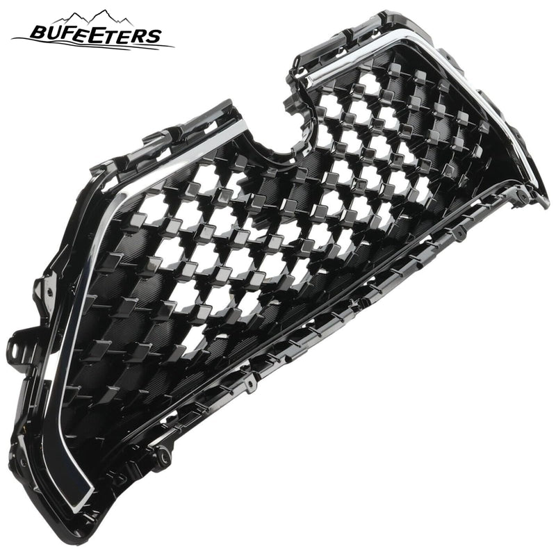 BUFEETERS  Front Bumper Upper Grille Fit For Toyota RAV4 Prime 2021 2022 2023 2024,OE Style,Black
