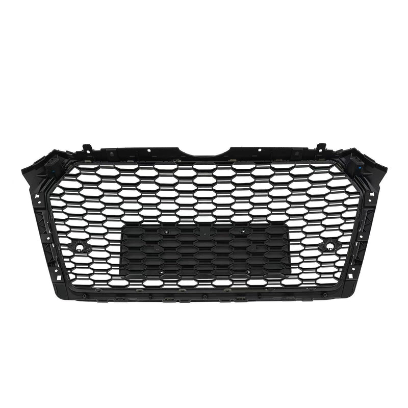 BUFEETERS  Front Bumper Grille Grill Fit For 2017 2018 2019 Audi A4 S4 S-line,RS4 Style,Gloss Black