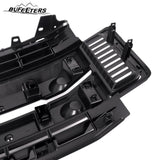 BUFEETERS Front Bumper Upper Grille Fit For 2017 2018 2019 F-250 F-350 F-450 F-550 Super Duty,XL Style,Magma Red&Matte Black