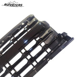 BUFEETERS Front Bumper Upper Grille Fit For 2022 2023 2024 Chevy Silverado 1500,Horizontal Billet Style,Gloss Black