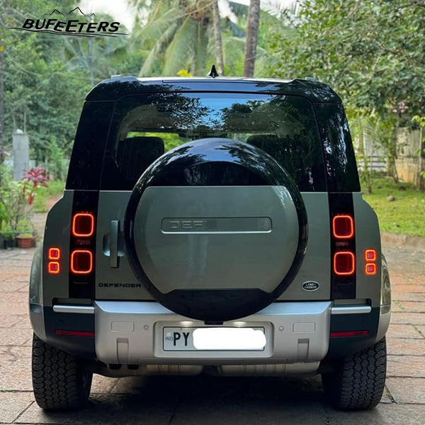 BUFEETERS Rear Spare Tire Cover Fit For 2020 2021 2022 2023 2024 Land Rover Defender 90/110/130 Wheel Cover,Pangea Green