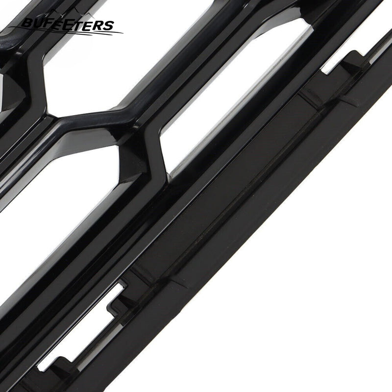 BUFEETERS  Front Bumper Upper Grille Fit For 2022 2023 Chevy Chevrolet Traverse,Honeycomb Style,Chrome&Black