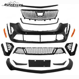 BUFEETERS  Front Bumper Grille Conversion Fit For 2020 2021 2022 2023 2024 Cadillac CT4,CT4-V Blackwing Style,Black