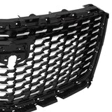 BUFEETERS Front Grille Grill Fit For 2016 2017 2018 2019 2020 2021 2022 2023  Cadillac XT5,Sky Diamond Style,Silver+Black