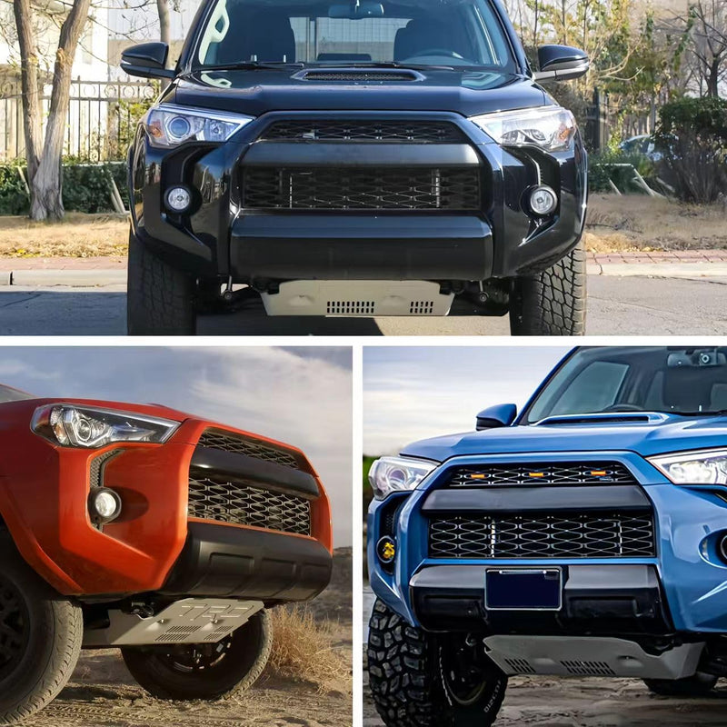 BUFEETERS  Front Bumper Grille Fit For Toyota 2014 2015 2016 2017 2018 2019 2020 4Runner Upper Mesh Grill Assy SR5/TRD