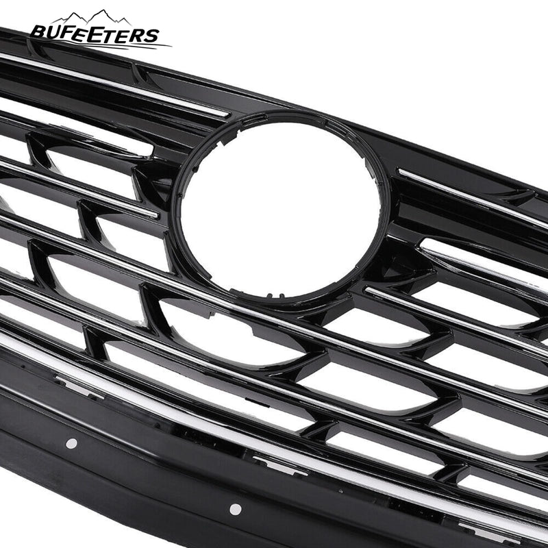 BUFEETERS Front Bumper Upper Grille Fit For 2021 2022 2023 Buick Envision Avenir,Mesh Style,Chrome&Black