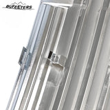 BUFEETERS Front Lower Grille Bumper Filler Fit For 2019 2020 2021 GMC Sierra 1500 AT4/Denali,Factory Style,Chrome