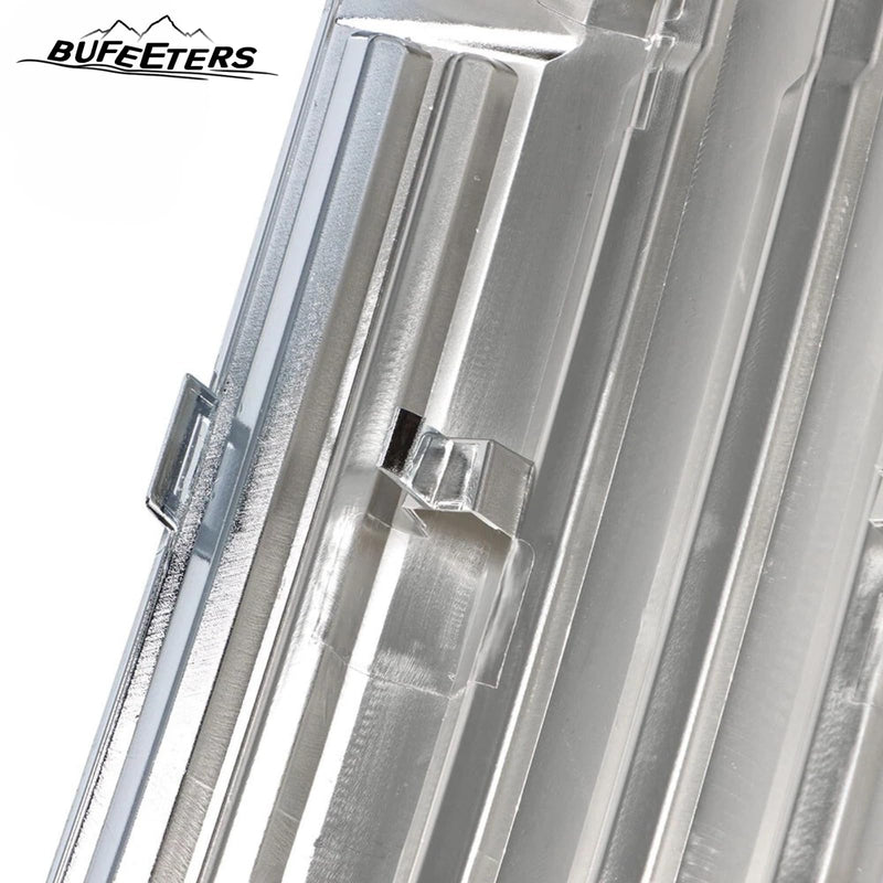 BUFEETERS Front Lower Grille Bumper Filler Fit For 2019 2020 2021 GMC Sierra 1500 AT4/Denali,Factory Style,Chrome
