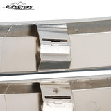 BUFEETERS Front Bumper Upper Chrome Grille Assembly Fit For 2007 2008 2009 2010 Ford Edge,Horizontal Billet Style