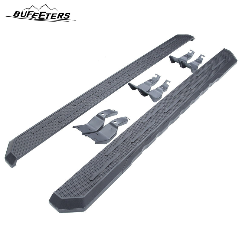 BUFEETERS  Side Step Running Board Nerf Bar Fit For 2021 2022 2023 Ford Bronco 4 Door,Black