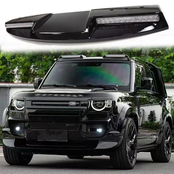 BUFEETERS Roof Top Light Bar LED Lamp Fit For 2020 2021 2022 2023 2024 Land Rover Defender Upgrade L663 90 110 130