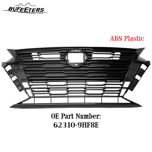 BUFEETERS  Front Bumper Grille Fit For 2023 2024 Nissan Altima SL/SV,Factory Style,Gloss Black