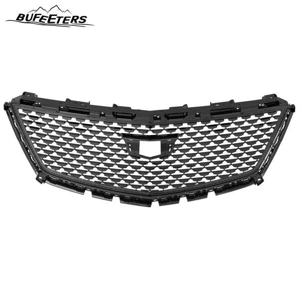 BUFEETERS   Front Bumper Upper Grille Fit For 2016 2017 2018 2019 2020 2021 2022 2023 Cadillac XT5,Black Diamond Style