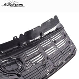 BUFEETERS  Front Bumper Upper Grille Fit For 2014 2015 2016 2017 2018 2019 Cadillac CTS,Factory Style,Nickle Pearl Chrome