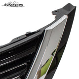 BUFEETERS  Front Bumper Upper & Lower Grille Fit For 2016 2017 2018 Nissan Altima Sedan,Mesh Style,Chrome&Black