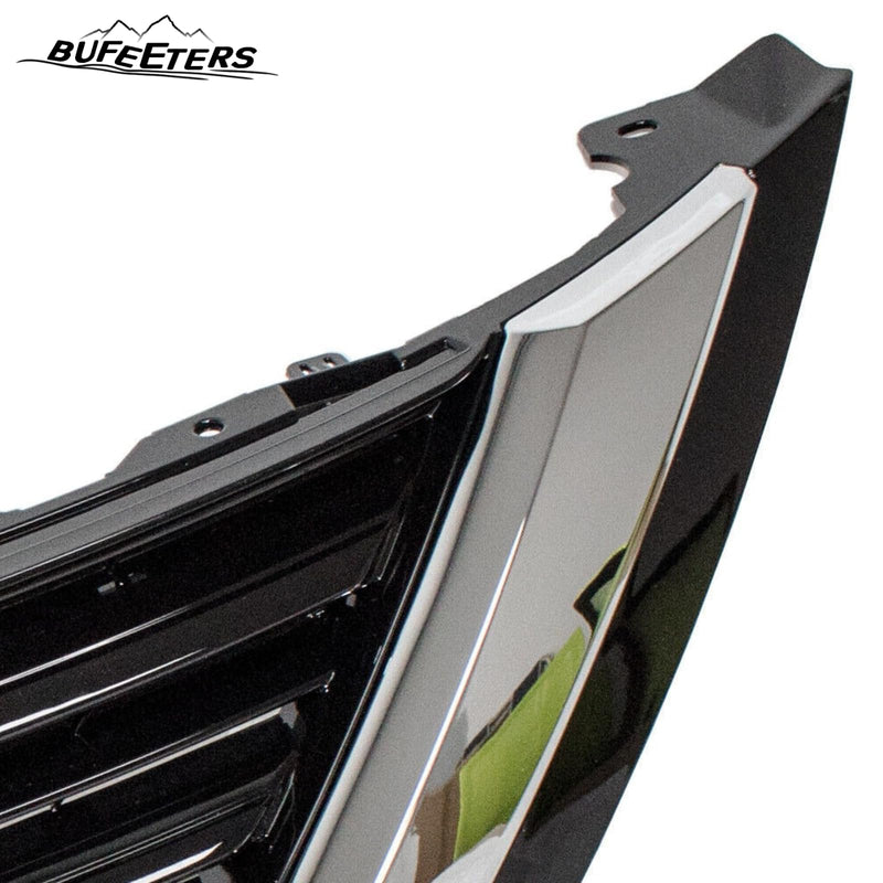 BUFEETERS  Front Bumper Upper & Lower Grille Fit For 2016 2017 2018 Nissan Altima Sedan,Mesh Style,Chrome&Black