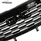 BUFEETERS Front Bumper Upper Grille Fit For 2018 2019 2020 2021 GMC Terrain,Denali Style,Gloss Black