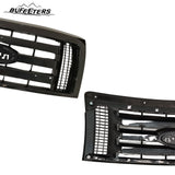 BUFEETERS  Front Bumper Grille Fit For 2009 2010 2011 2012 2013 2014 Ford F150 F-150 XLT,Gloss Black