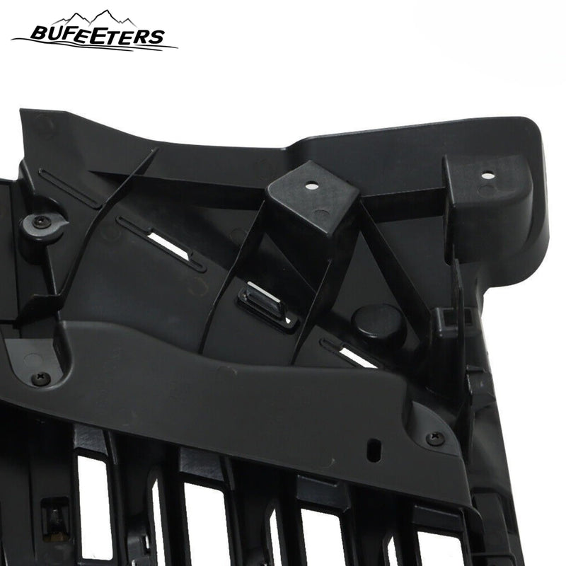 BUFEETERS  Front Bumper Upper Grille Chrome Surround Fit For 2022 2023 Chevy Chevrolet Traverse,Horizontal Billet Style,Chrome&Black