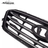 BUFEETERS    Front Bumper Upper Grille Fit For 2015 2016 2017 Hyundai Sonata Sport,Chrome&Black