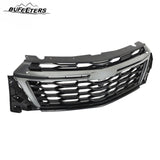 BUFEETERS  Front Bumper Upper Grille Fit For 2022 2023 Chevy Chevrolet Traverse,Honeycomb Style,Chrome&Black